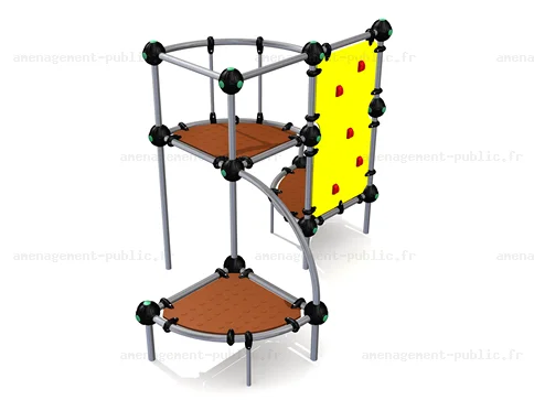 Structure de jeu pour initiation au Parkour